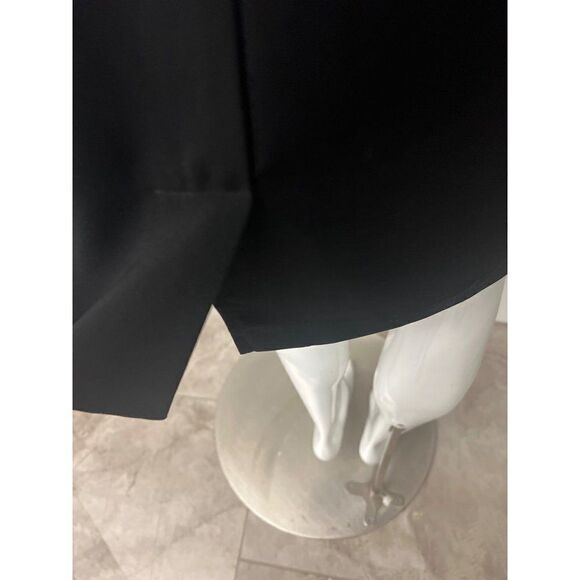 Positive Attitude Petite Black Ribbon Detail Dress And Jacket Set Size 12P - Picture 7 of 14